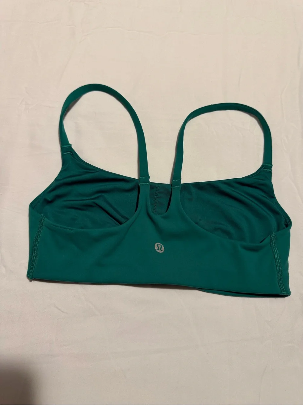 lululemon athletica Teal Green Strappy Sports Bra